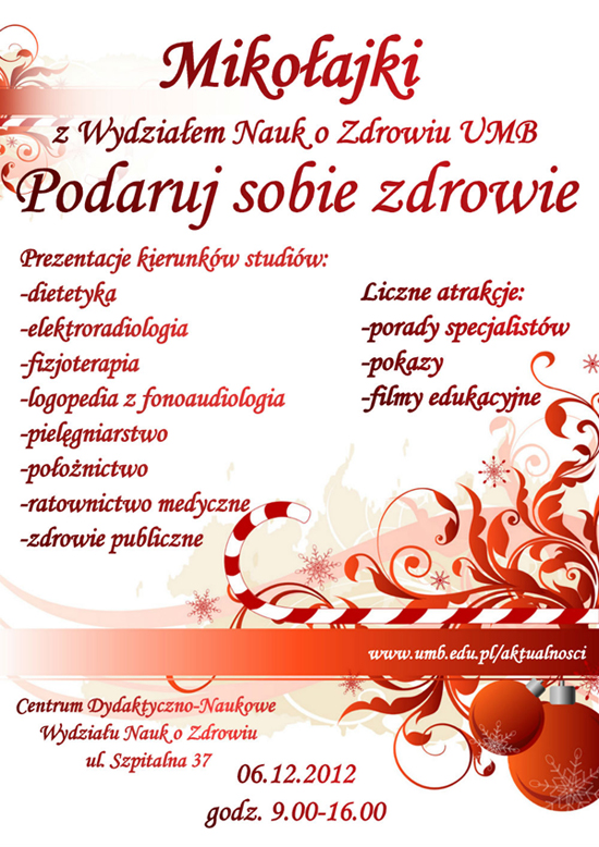 https://www.umb.edu.pl/aktualnosci/5459,Mikolajki_z_Wydzialem_Nauk_o_Zdrowiu-06122012