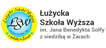 Logo Łużycka Szkoła Wyższa im. Jana Benedykta Solfy z siedzibą w Żarach
