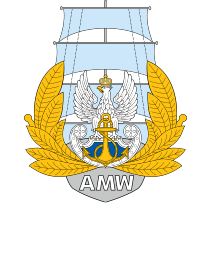 Logo: Akademia Marynarki Wojennej im. Bohaterów Westerplatte