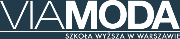 Logo: VIAMODA Szkoła Wyższa z siedzibą w Warszawie