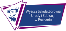 Logo Wyższa Szkoła Zdrowia, Urody i Edukacji w Poznaniu