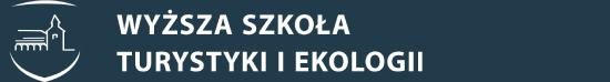 Logo: Wyższa Szkoła Turystyki i Ekologii w Suchej Beskidzkiej — filia