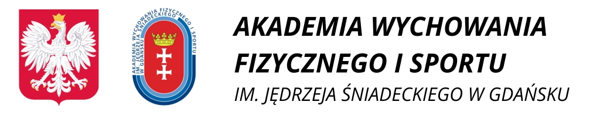 Logo: Akademia Wychowania Fizycznego i Sportu im. Jędrzeja Śniadeckiego w Gdańsku