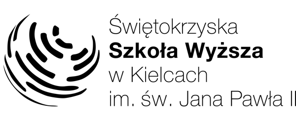 Logo: Świętokrzyska Szkoła Wyższa w Kielcach im. św. Jana Pawła II