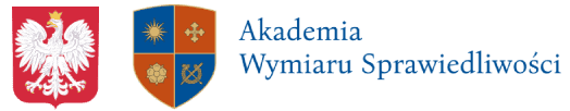Logo: Akademia Wymiaru Sprawiedliwości
