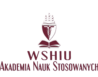 Logo: WSHIU Akademia Nauk Stosowanych
