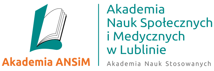 Logo: Akademia Nauk Społecznych i Medycznych w Lublinie - Akademia Nauk Stosowanych