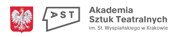 Logo: Akademia Sztuk Teatralnych im. Stanisława Wyspiańskiego w Krakowie — filia