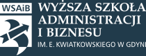 Logo: Wyższa Szkoła Administracji i Biznesu im. Eugeniusza Kwiatkowskiego w Gdyni