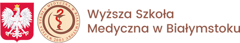 Logo: Wyższa Szkoła Medyczna z siedzibą w Białymstoku