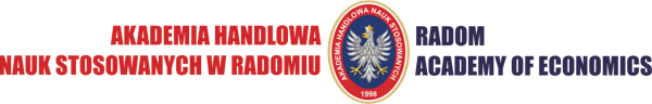 Logo: Akademia Handlowa Nauk Stosowanych w Radomiu