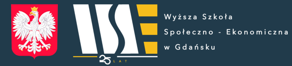 Logo: Wyższa Szkoła Społeczno-Ekonomiczna w Gdańsku z siedzibą w Gdańsku