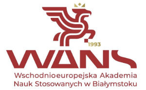 Logo: Wschodnioeuropejska Akademia Nauk Stosowanych w Białymstoku