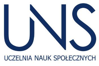 Logo: Uczelnia Nauk Społecznych