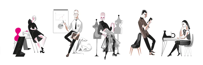VIAMODA Szkoła Wyższa w Warszawie — materiał ilustracyjny