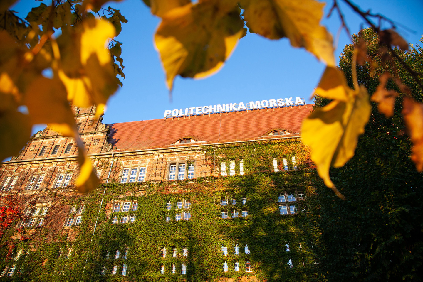 Gmach Politechniki Morskiej w Szczecinie przy Wałach Chrobrego