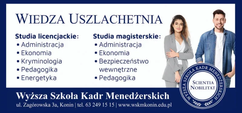 Wyższa Szkoła Kadr Menedżerskich w Koninie WSKM — materiał ilustracyjny