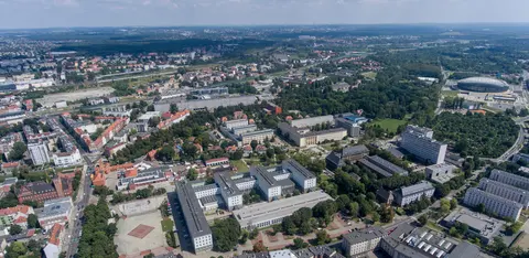 Politechnika Śląska z lotu ptaka