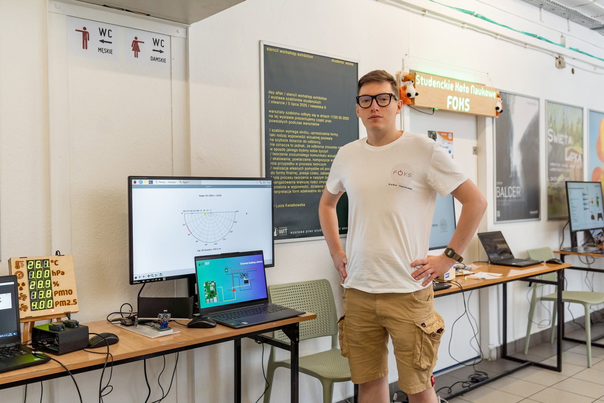 Prezentacja projektów Studenckiego Koła Naukowego FOKS