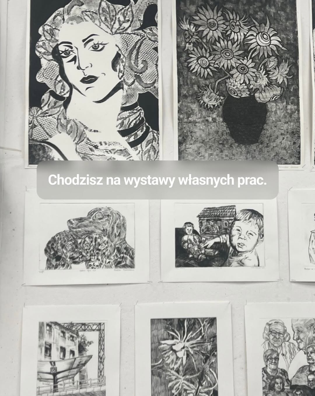 Akademia WIT w Warszawie — Wystawa prac graficznych
