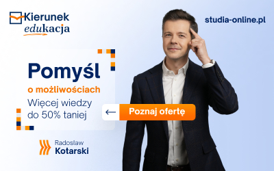 Kierunek edukacja — Pomyśl o możliwościach. Więcej wiedzy do 50% taniej. Poznaj ofertę WSKZ.